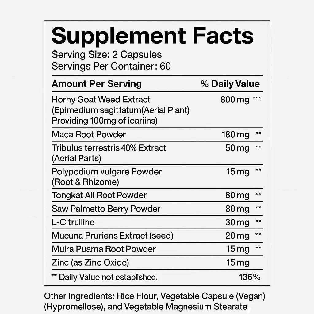 Talon Libido - 60 Capsules